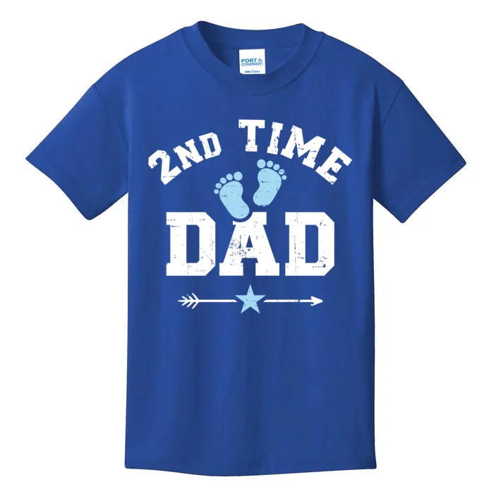 2nd Second Time Dad Announcet Great Gift Kids T-Shirt