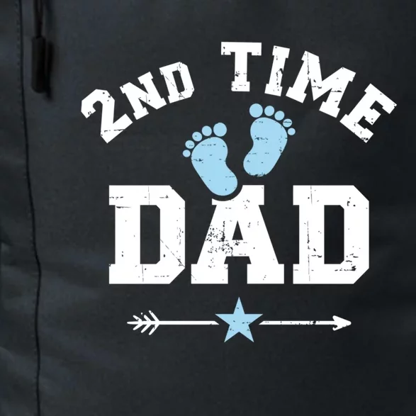 2nd Second Time Dad Announcet Great Gift Daily Commute Backpack