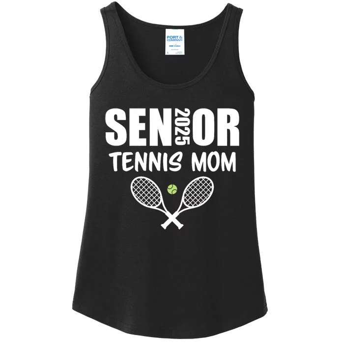 2025 Senior Tennis Mom Team Parent Helper Class Of 2025 Ladies Essential Tank