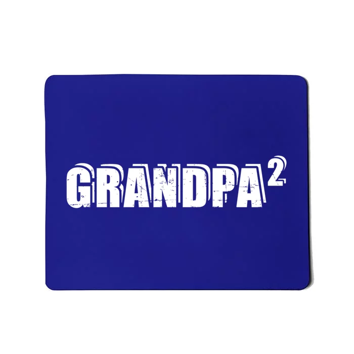 2nd Second Time Grandpa Twins Gift Mousepad