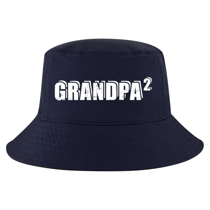 2nd Second Time Grandpa Twins Gift Cool Comfort Performance Bucket Hat