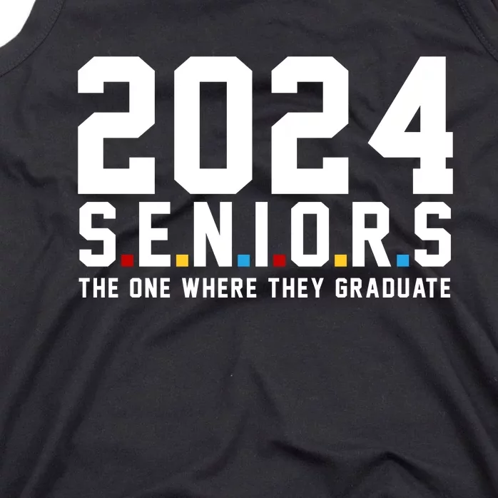 2024 Seniors The One Where They Graduated Tank Top