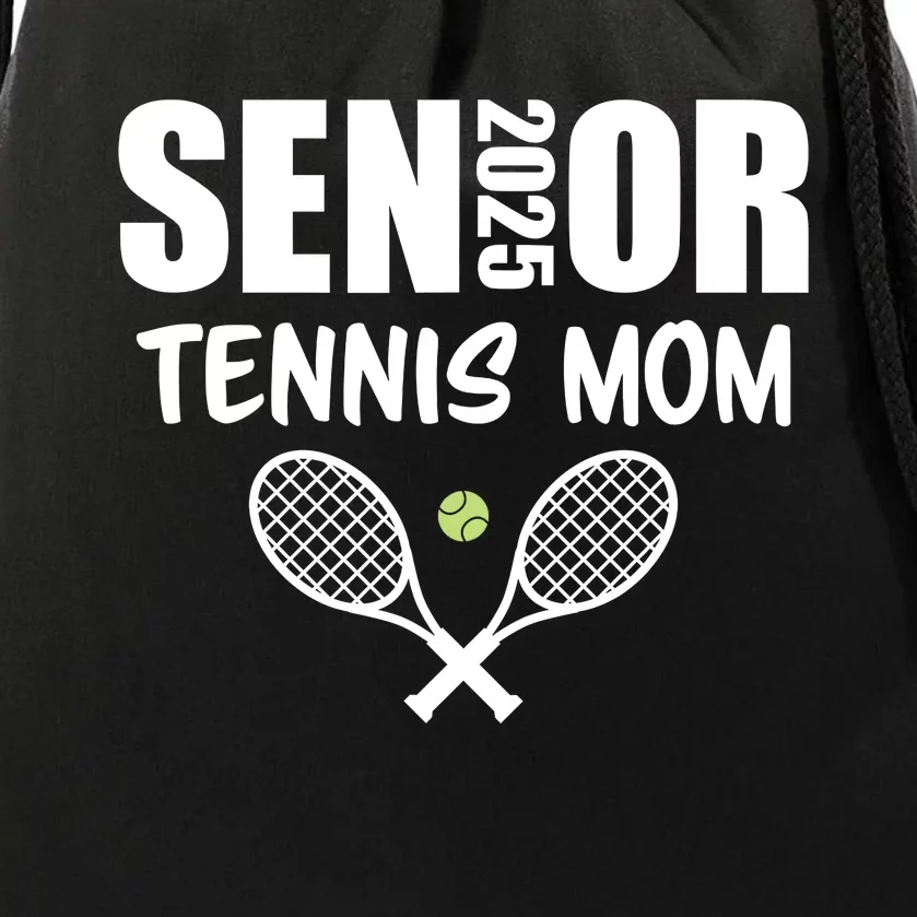 2025 Senior Tennis Mom Team Parent Helper Class Of 2025 Drawstring Bag