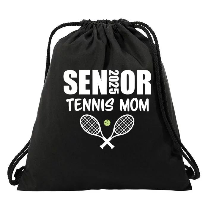 2025 Senior Tennis Mom Team Parent Helper Class Of 2025 Drawstring Bag