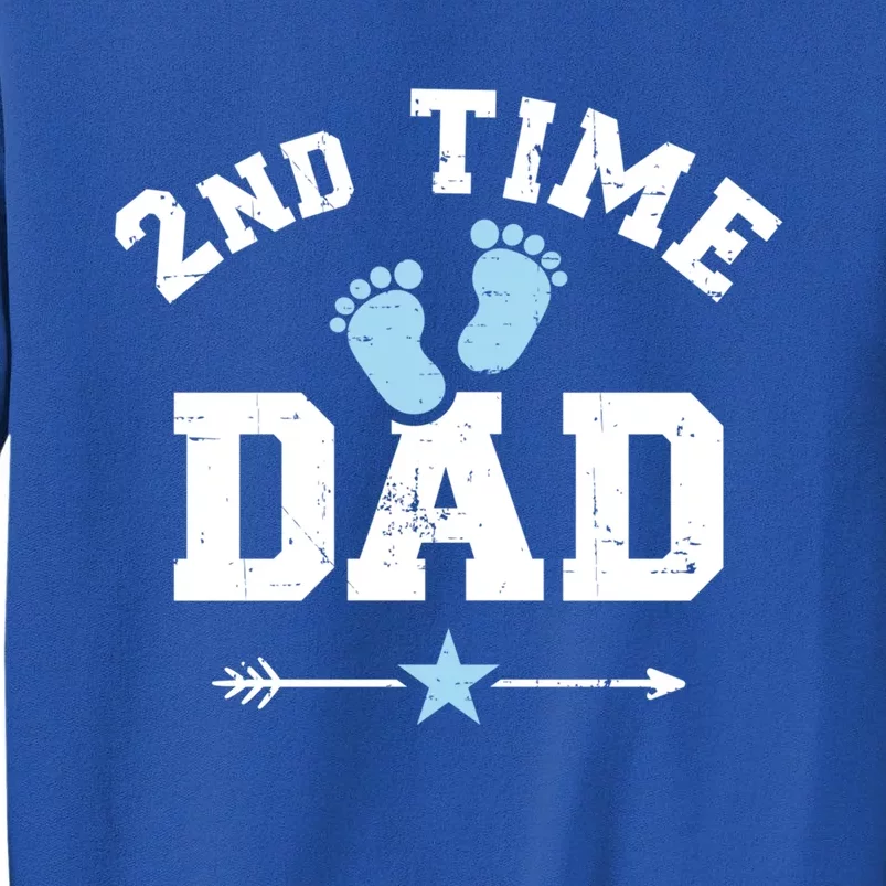 2nd Second Time Dad Announcet Gift Tall Sweatshirt