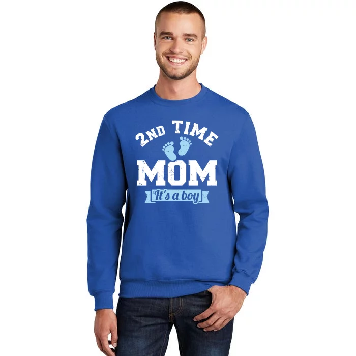 2nd Second Time Mom Of 2 It's A Cute Gift Tall Sweatshirt