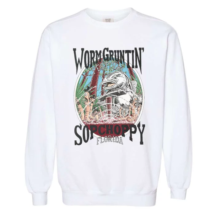 2005 Sopchoppy Worm Grunting Festival Garment-Dyed Sweatshirt