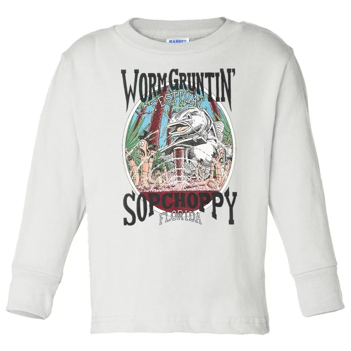 2005 Sopchoppy Worm Grunting Festival Toddler Long Sleeve Shirt