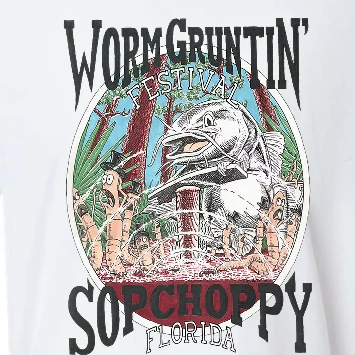 2005 Sopchoppy Worm Grunting Festival Sueded Cloud Jersey T-Shirt