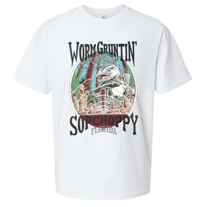 2005 Sopchoppy Worm Grunting Festival Sueded Cloud Jersey T-Shirt