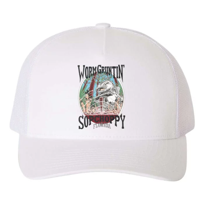 2005 Sopchoppy Worm Grunting Festival Yupoong Adult 5-Panel Trucker Hat