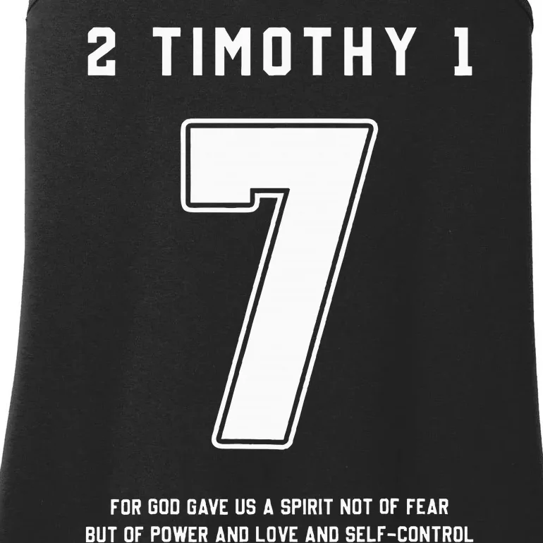 2 Timothy 17 Bible Verse Team Sports Jersey Christian Ladies Essential Tank