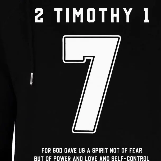 2 Timothy 17 Bible Verse Team Sports Jersey Christian Womens Funnel Neck Pullover Hood