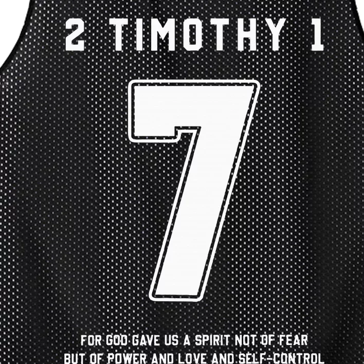 2 Timothy 17 Bible Verse Team Sports Jersey Christian Mesh Reversible Basketball Jersey Tank