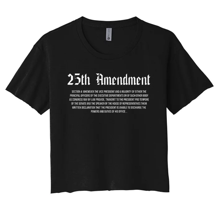 25th The 46th Women's Crop Top Tee