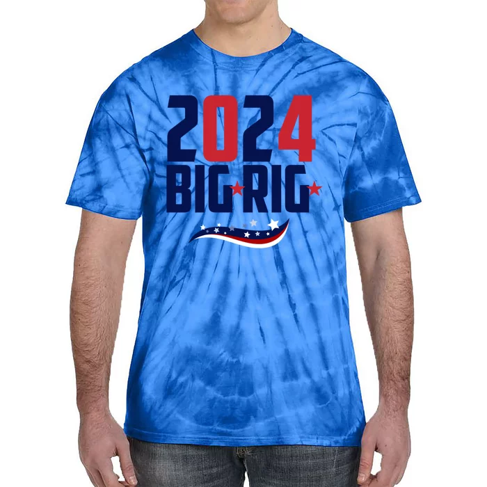 2024 Too Big To Rig Trump Election American Gift Tie-Dye T-Shirt