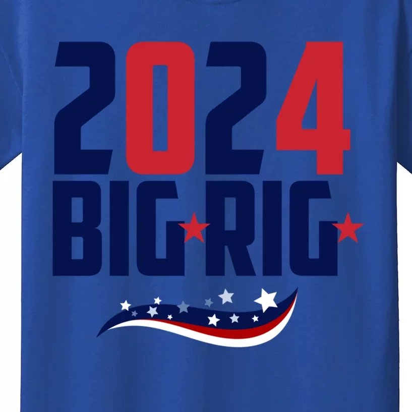 2024 Too Big To Rig Trump Election American Gift Kids T-Shirt