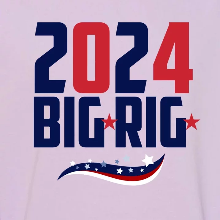 2024 Too Big To Rig Trump Election American Gift Garment-Dyed Sweatshirt