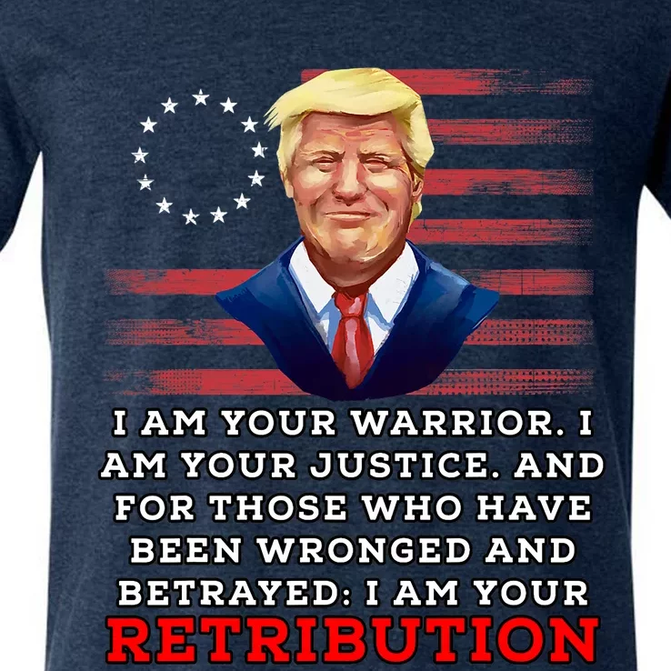 2024 Trump Desantis Florida CPAC I Am Your Retribution Trumo V-Neck T-Shirt