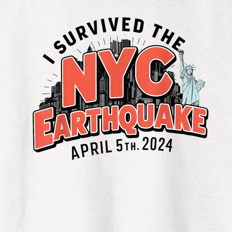 2024 Tristate Earthquake Survivor April 2024 Earthquake Women's Crop Top Tee