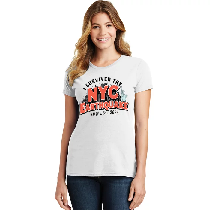 2024 Tristate Earthquake Survivor April 2024 Earthquake Women's T-Shirt