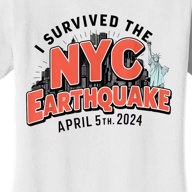 2024 Tristate Earthquake Survivor April 2024 Earthquake Women's T-Shirt