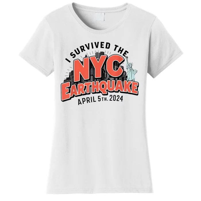 2024 Tristate Earthquake Survivor April 2024 Earthquake Women's T-Shirt