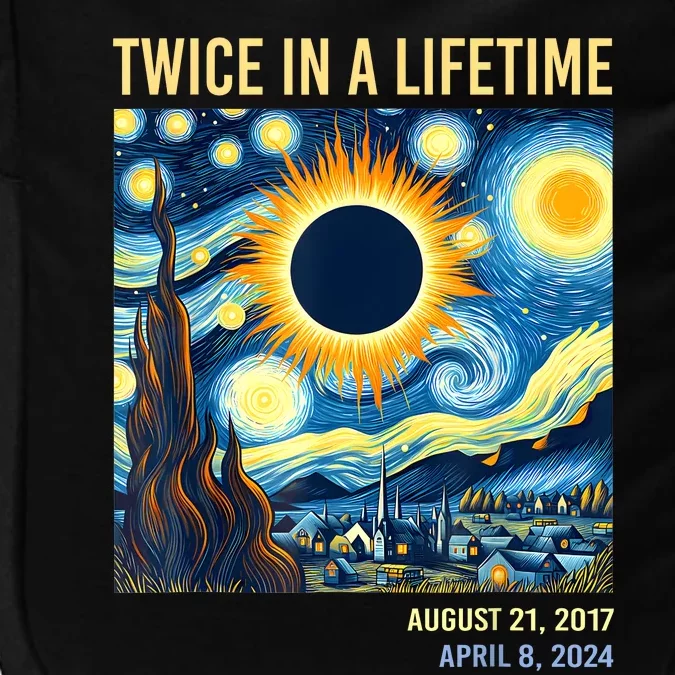 2024 Twice In A Lifetime Total Solar Eclipse Impact Tech Backpack