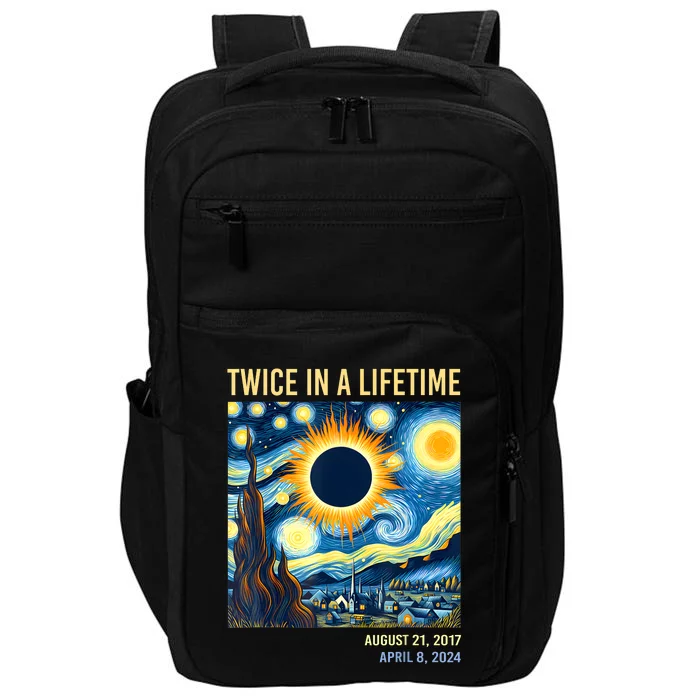 2024 Twice In A Lifetime Total Solar Eclipse Impact Tech Backpack