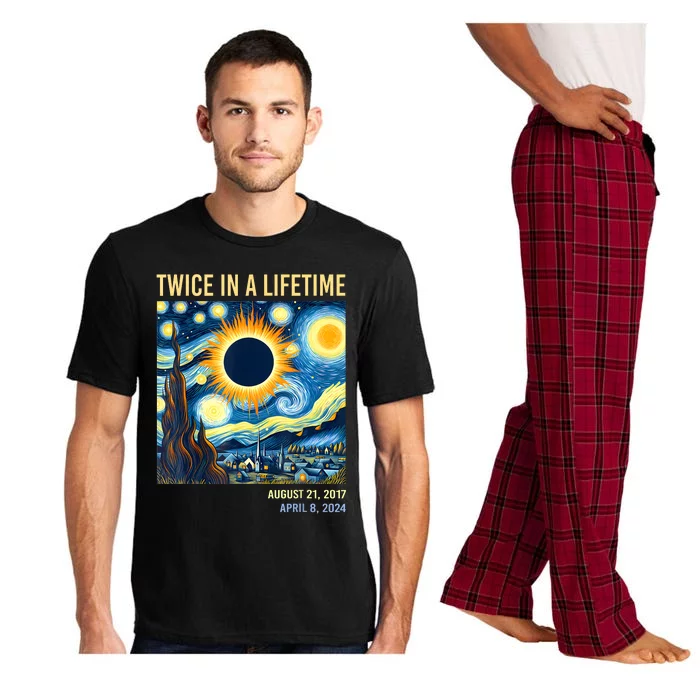 2024 Twice In A Lifetime Total Solar Eclipse Pajama Set