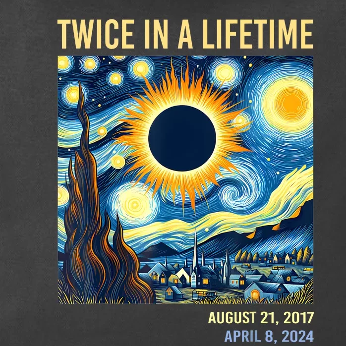 2024 Twice In A Lifetime Total Solar Eclipse Zip Tote Bag