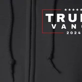 2024 Trump Jd Vance Vp Presidential Election Maga Usa Full Zip Hoodie