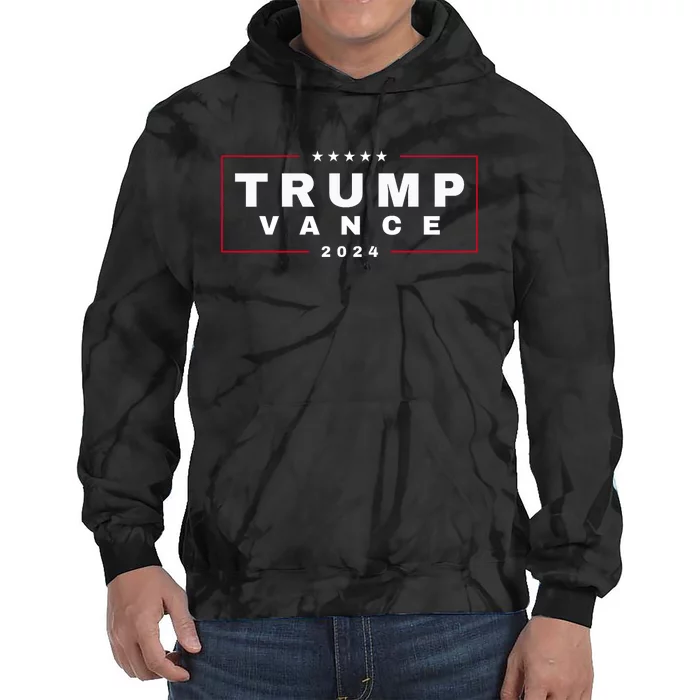 2024 Trump Jd Vance Vp Presidential Election Maga Usa Tie Dye Hoodie