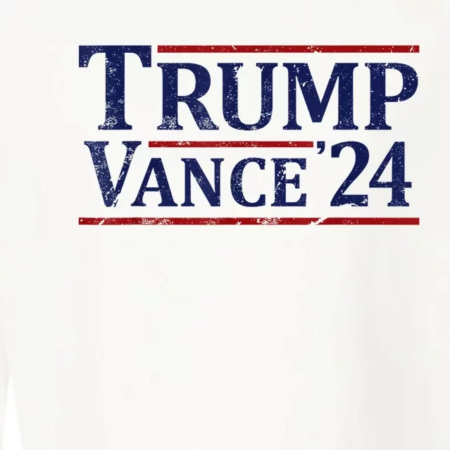 2024 Trump Jd Vance Vp Presidential Election Maga Usa Cropped Pullover Crew