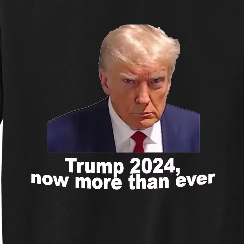 2024 Trump MUG SHOT NOW MORE THEN EVER Sweatshirt