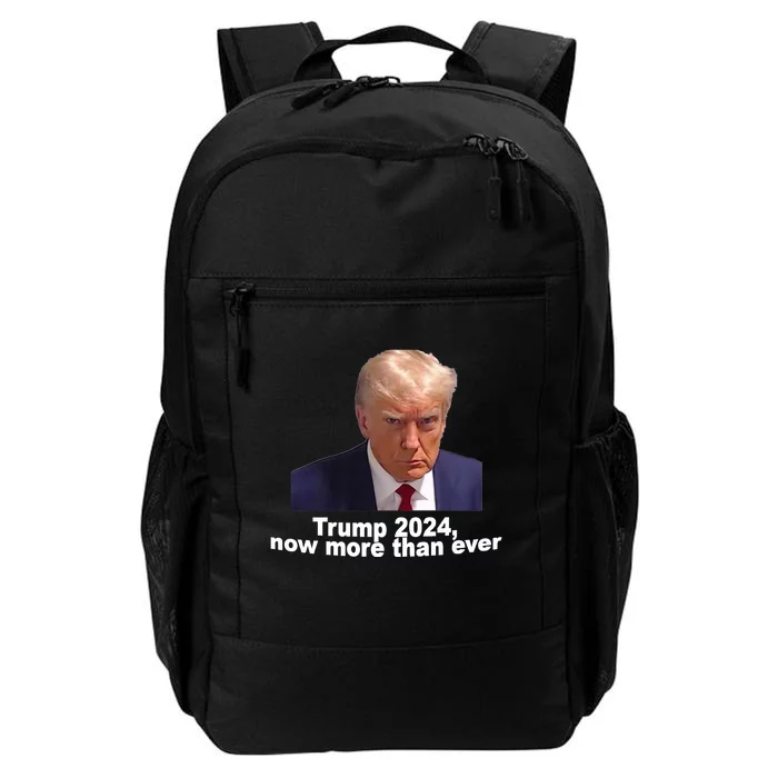 2024 Trump MUG SHOT NOW MORE THEN EVER Daily Commute Backpack