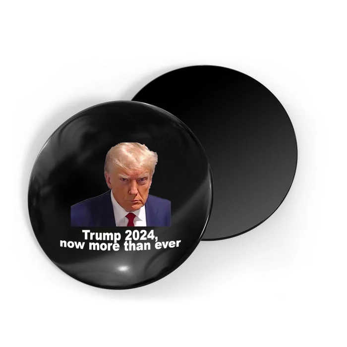 2024 Trump MUG SHOT NOW MORE THEN EVER Magnet