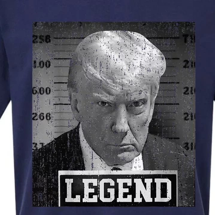 2024 Trump Mugshot Funny Donald Trump Legend Sueded Cloud Jersey T-Shirt