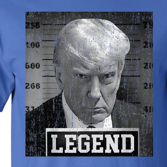 2024 Trump Mugshot Funny Donald Trump Legend Tall T-Shirt