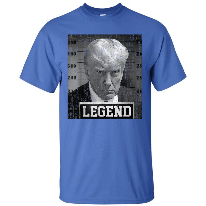 2024 Trump Mugshot Funny Donald Trump Legend Tall T-Shirt