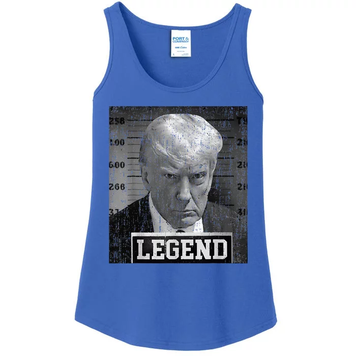 2024 Trump Mugshot Funny Donald Trump Legend Ladies Essential Tank