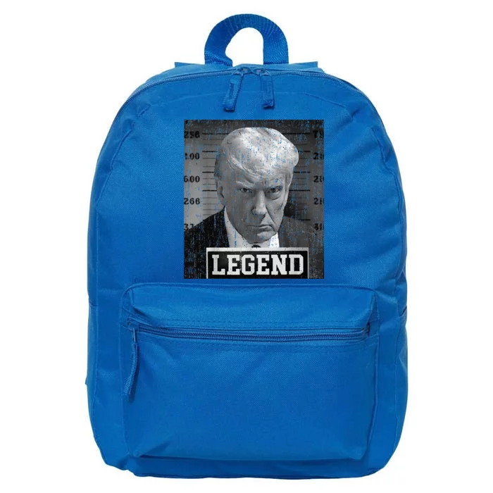 2024 Trump Mugshot Funny Donald Trump Legend 16 in Basic Backpack