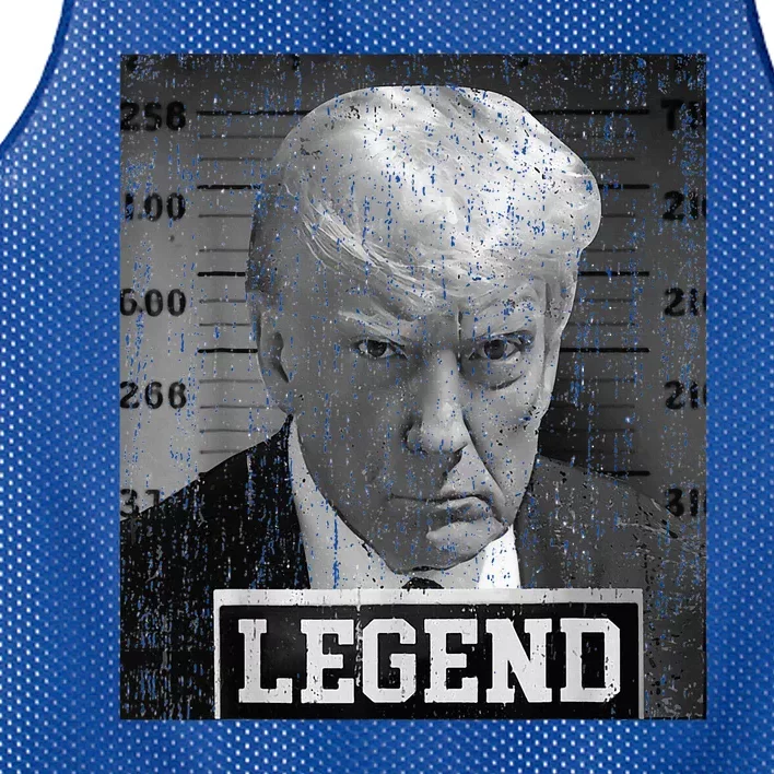 2024 Trump Mugshot Funny Donald Trump Legend Mesh Reversible Basketball Jersey Tank