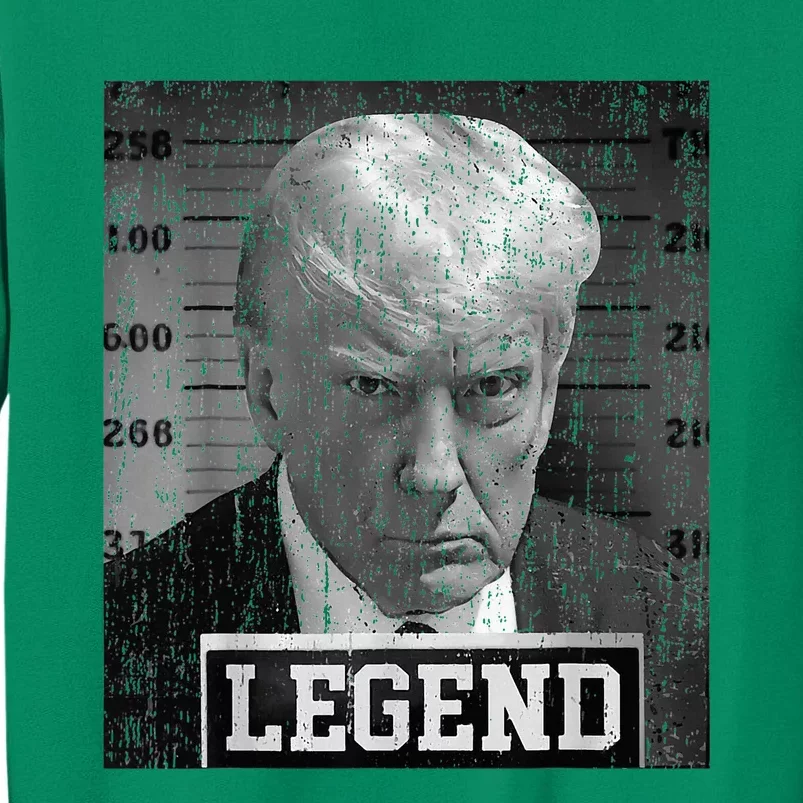 2024 Trump Mugshot Funny Donald Trump Legend Sweatshirt