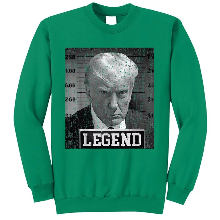 2024 Trump Mugshot Funny Donald Trump Legend Sweatshirt