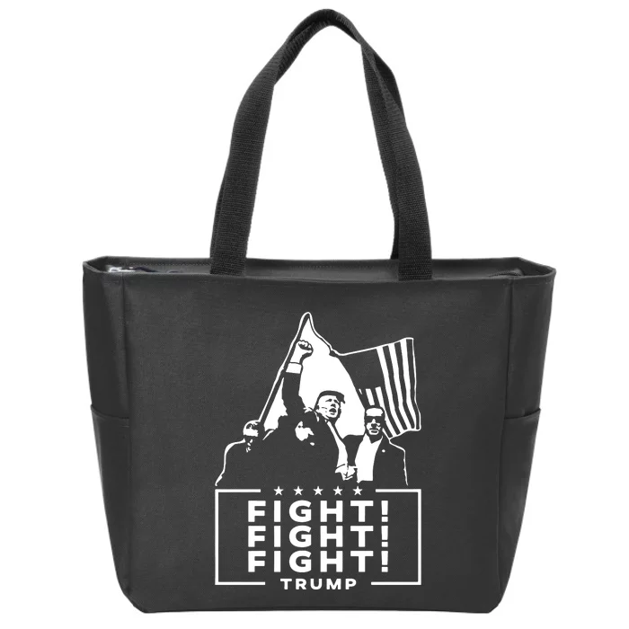 2024 Trump Republican Voting Zip Tote Bag