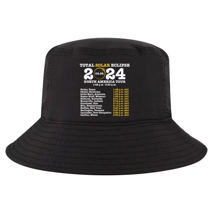 2024 Total Solar Eclipse April 8 Path Of The Eclipse Cool Comfort Performance Bucket Hat