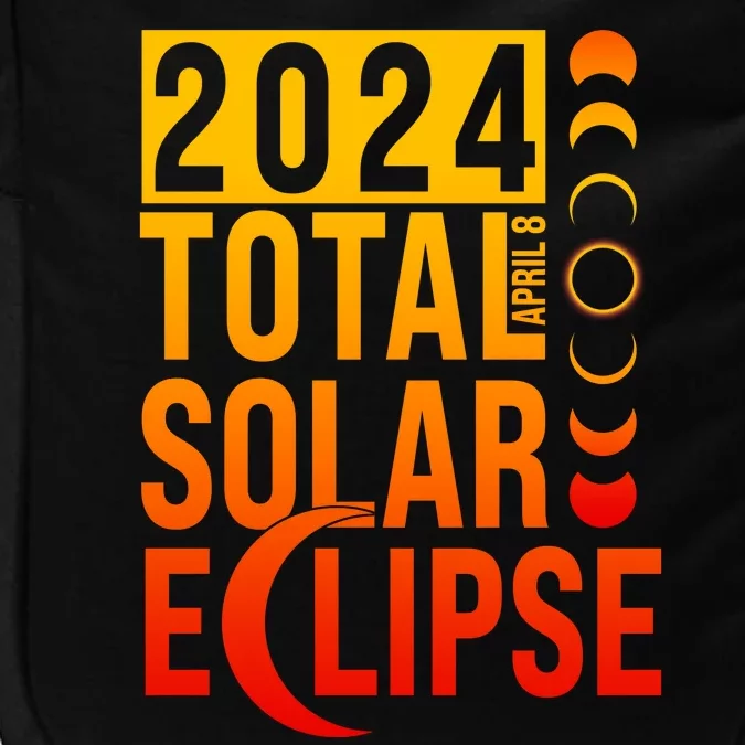 2024 Total Solar Eclipse April 8 Impact Tech Backpack