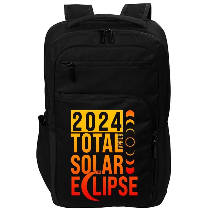 2024 Total Solar Eclipse April 8 Impact Tech Backpack