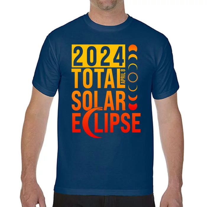 2024 Total Solar Eclipse April 8 Comfort Colors T-Shirt